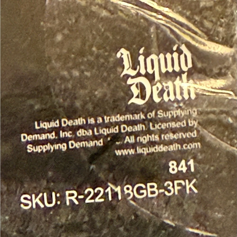 ODD SOX 3 PK Liquid Death Crew Socks sizes 6-13 NWT